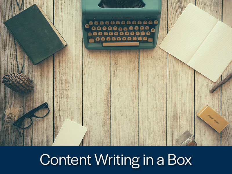 Content Writing in a Box from Kompass Media and Yvonne Reddin