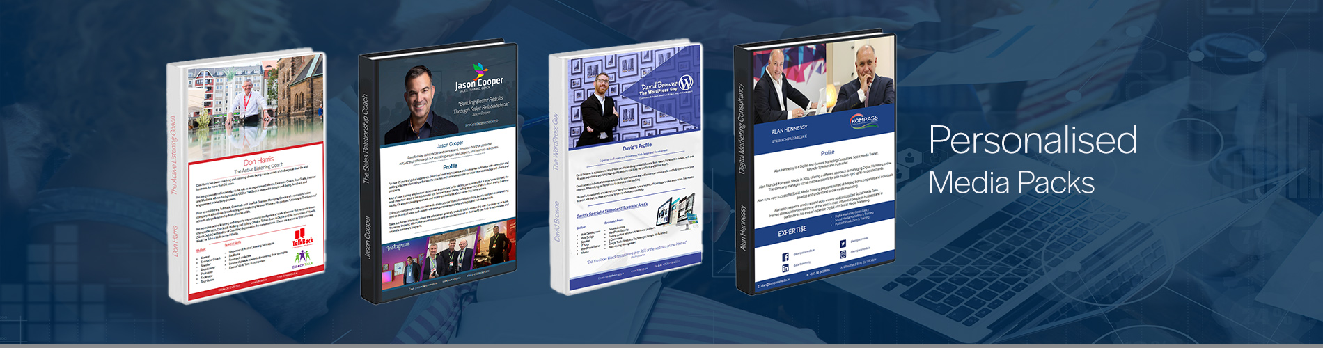 Personalised Media Packs created and developed by Kompass Media. Contact us for more information